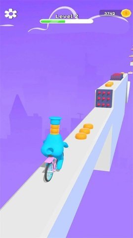 橙子自行车挑战游戏