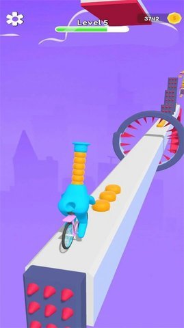 橙子自行车挑战游戏