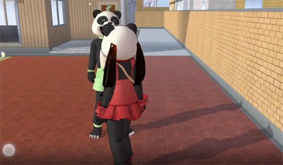 樱花校园熊猫服装截图3