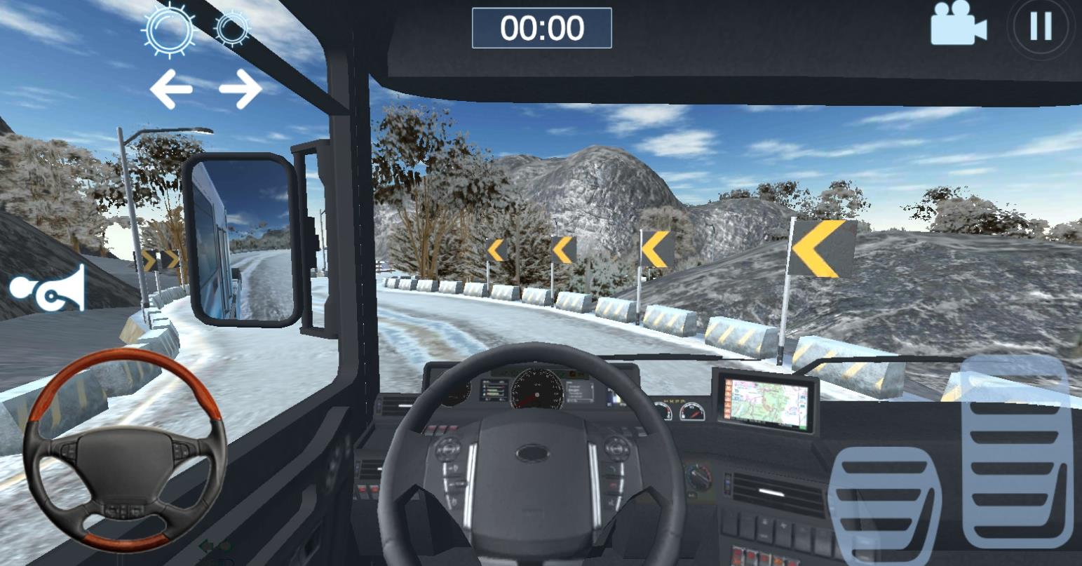 雪地欧洲卡车驾驶模拟截图1