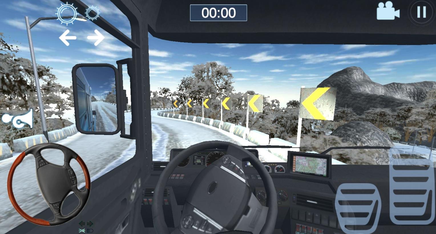 雪地欧洲卡车驾驶模拟截图2