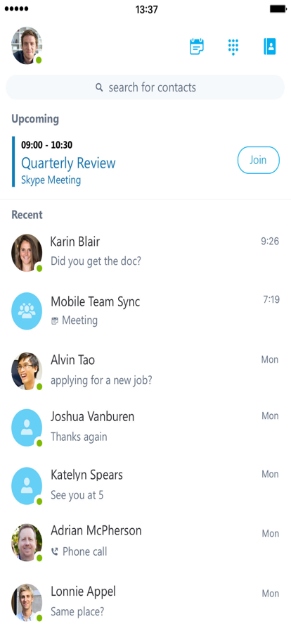 skype安卓手机版2024截图3