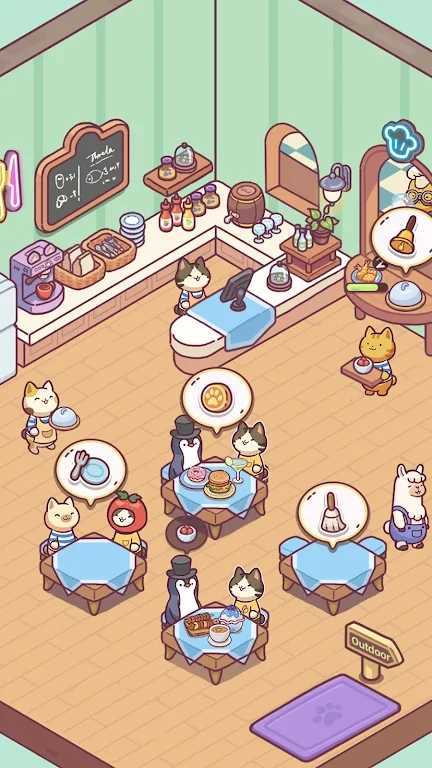 猫猫旅行餐厅游戏截图1