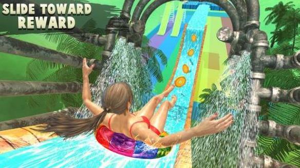 水上乐园极限滑梯3D