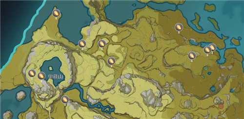 原神石珀采集地点地图 石珀分布图高清