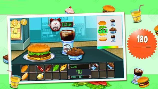 烹饪汉堡咖啡馆模拟器