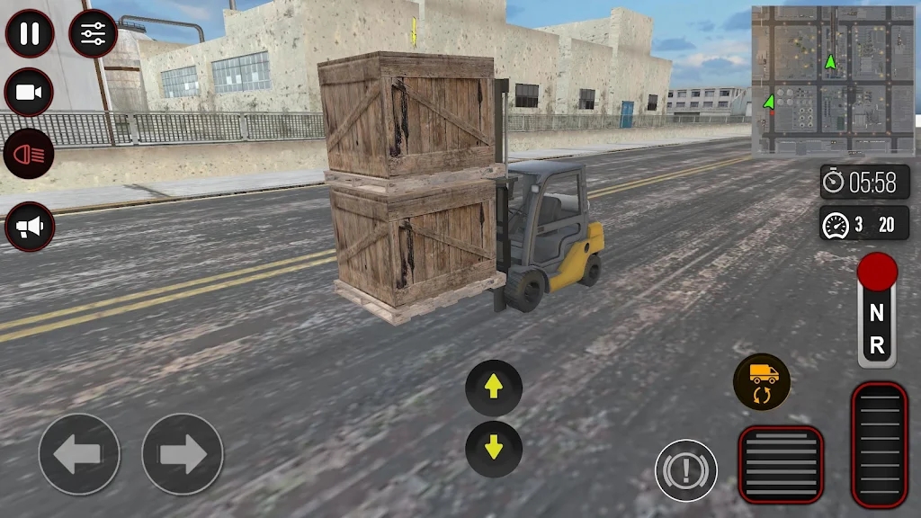 叉车运输托送(truck and forklift simulator)