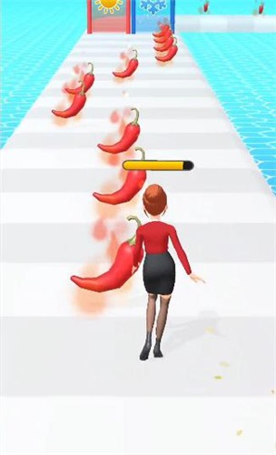 冰火女孩(hot run 3d)小游戏