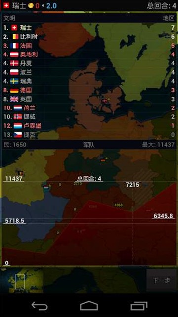 文明欧洲战争截图3