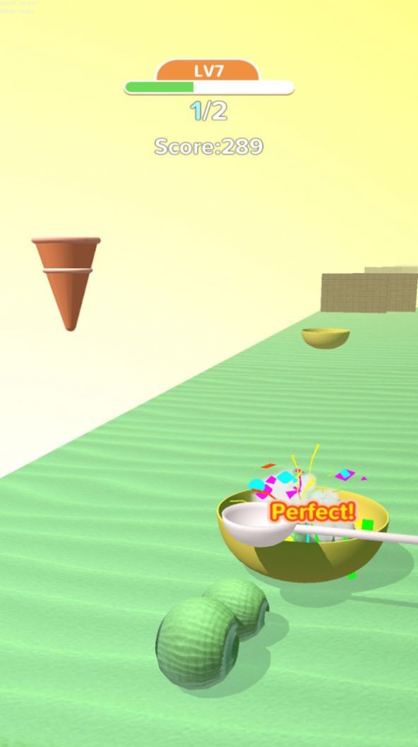 冰淇淋卷3D游戏截图2