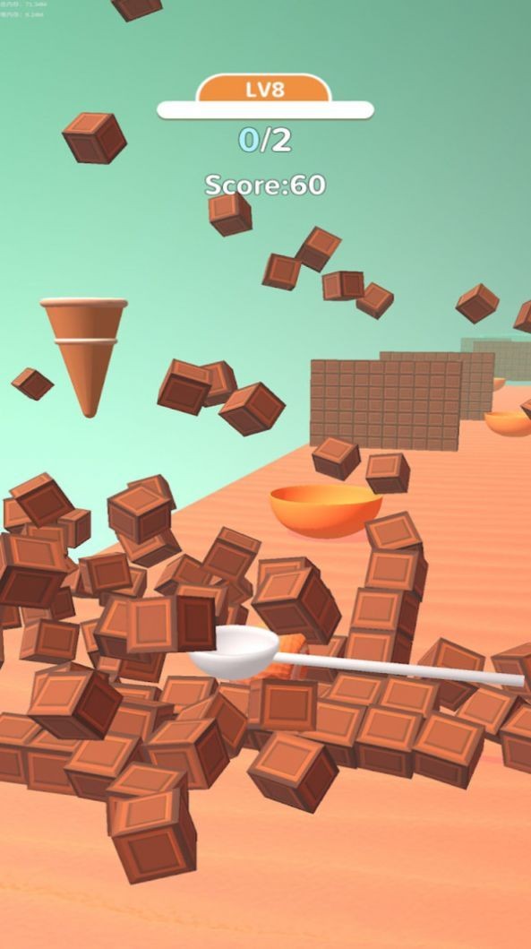 冰淇淋卷3D游戏截图1