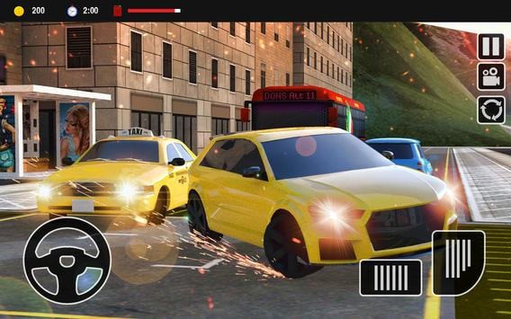 疯狂出租车驾驶模拟游戏截图2