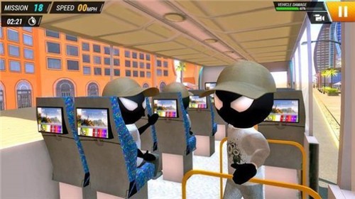 火柴人公交模拟器游戏截图3