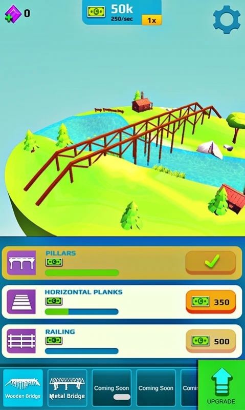 空闲桥梁设计游戏截图1