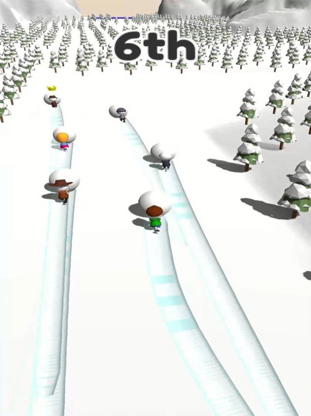 雪球跑步者3D截图2