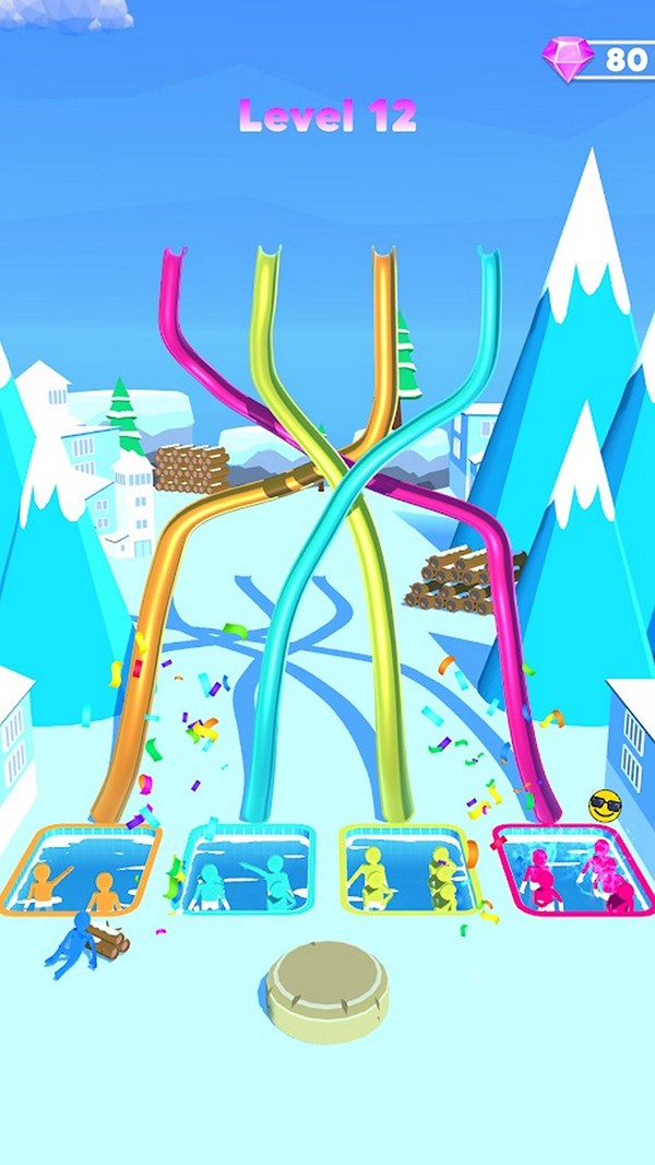 色彩滑滑梯游戏截图2