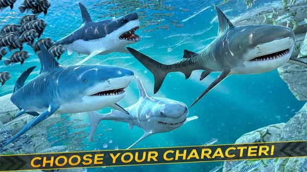 鲨鳄大战模拟截图3