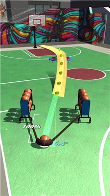 弹弓篮球游戏截图2