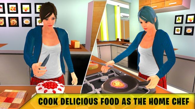 虚拟怀孕厨师妈妈模拟器截图3