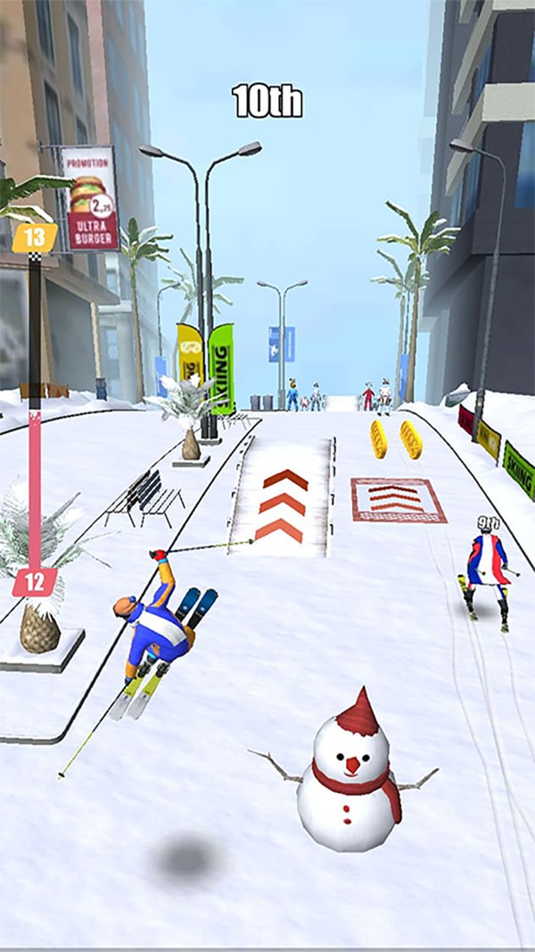 极限滑雪竞赛3D游戏截图2