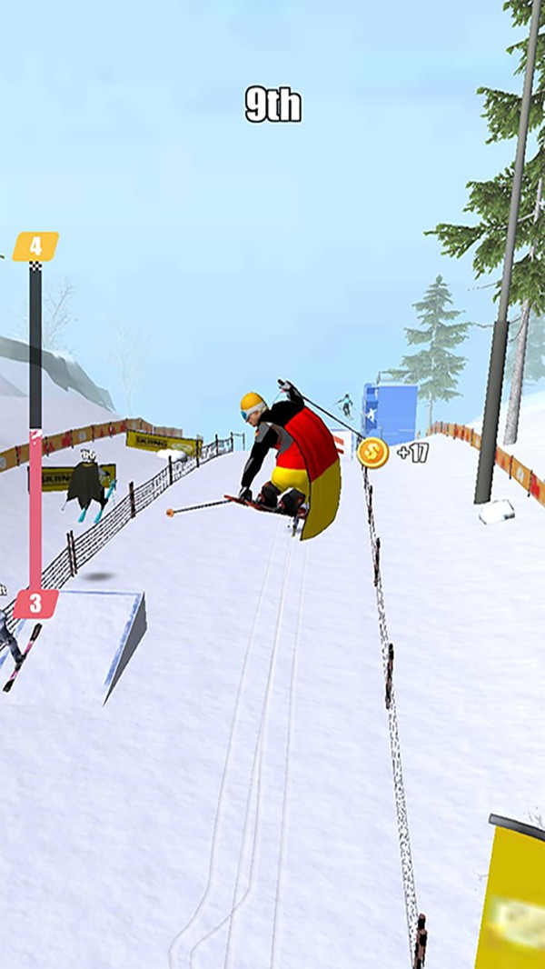 极限滑雪竞赛3D游戏截图1