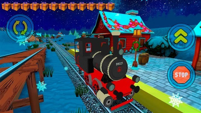 圣诞玩具火车游戏截图1