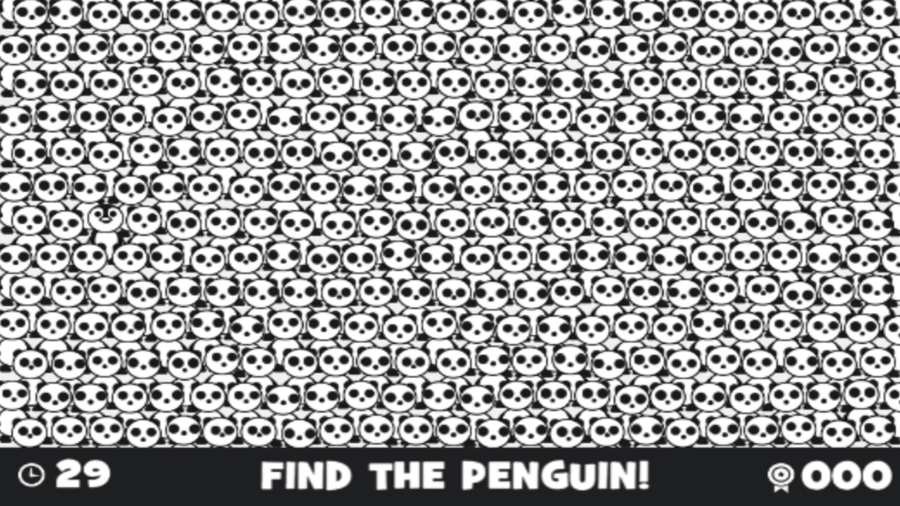 捉迷藏的企鹅黑白寻物截图1