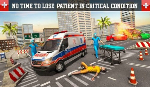 紧急救护车救援驾驶模拟器截图2
