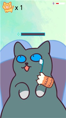 猫咪刷牙游戏截图2