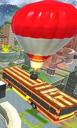 飞行气球巴士模拟器游戏截图4