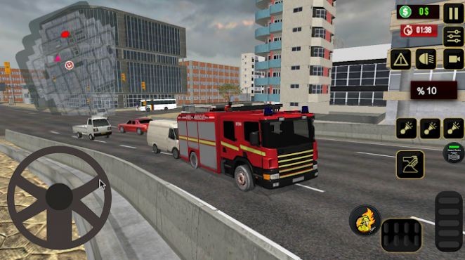 消防模拟卡车城市截图1
