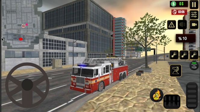 消防模拟卡车城市截图3