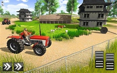 3D农业拖拉机卡车游戏截图1