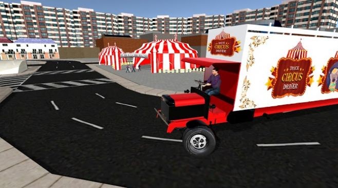 马戏团卡车司机城市接送模拟器截图3