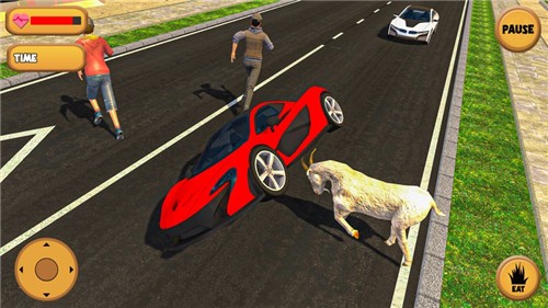 宠物山羊横冲直撞模拟器3D截图1