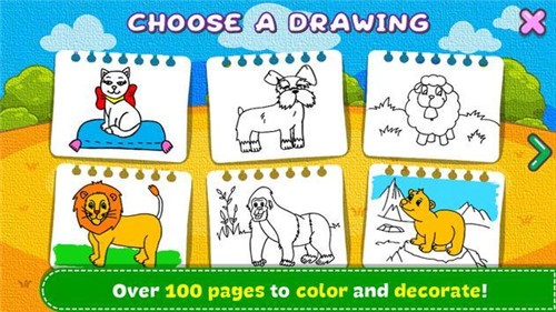 着色与学习动物截图3