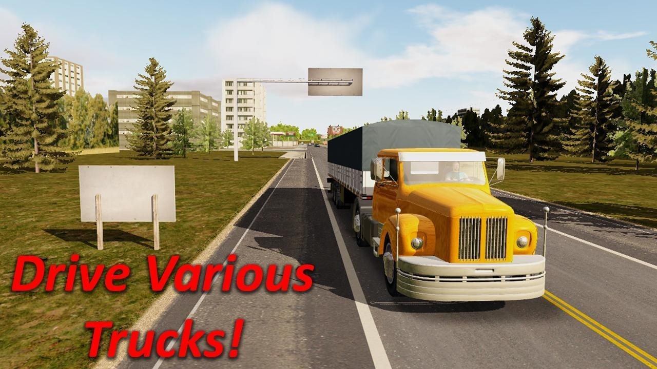 大卡车道路模拟驾驶截图3