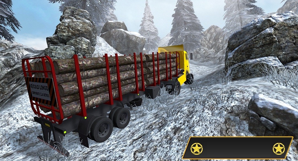 雪地卡车货运模拟器截图3