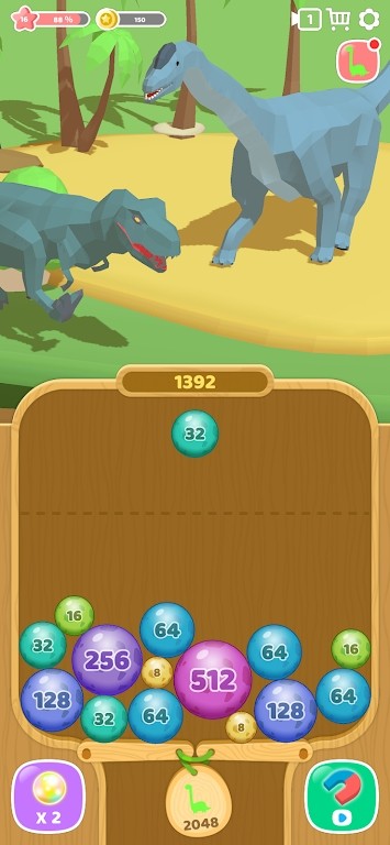 恐龙2048截图2