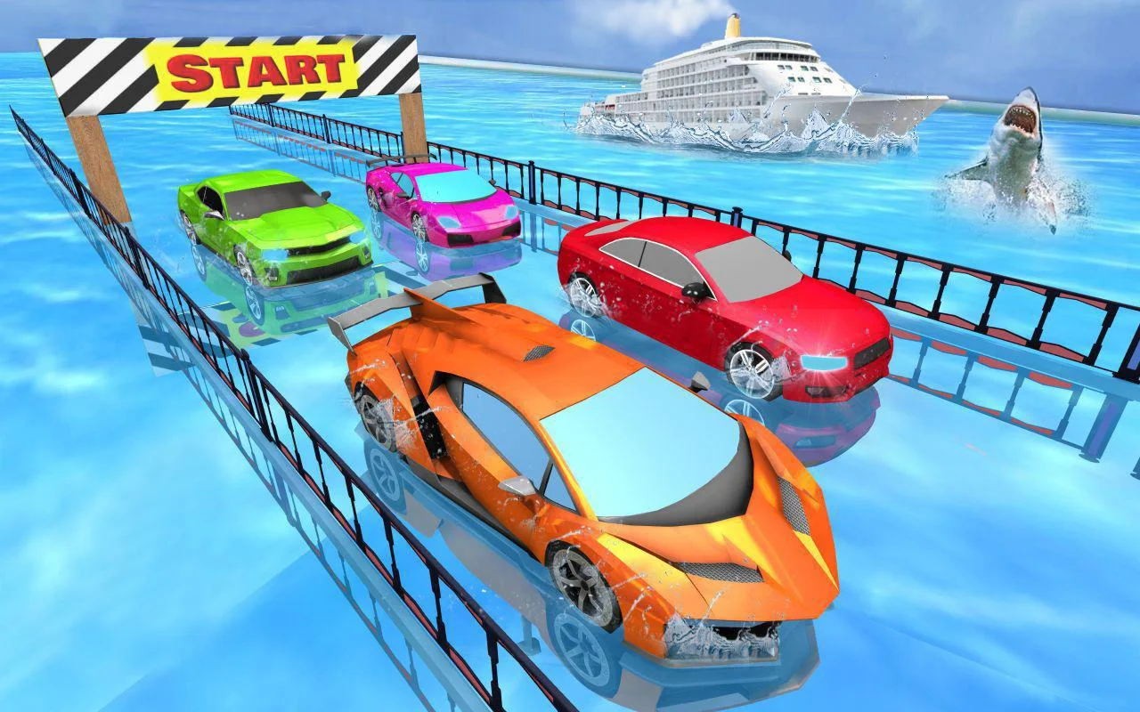 特技赛车飞跃极限(car racing stunt game)截图2