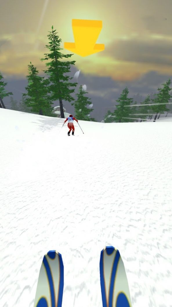 滑雪冲刺截图1