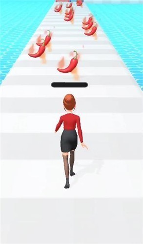 冰火女孩(hot run 3d)小游戏截图1