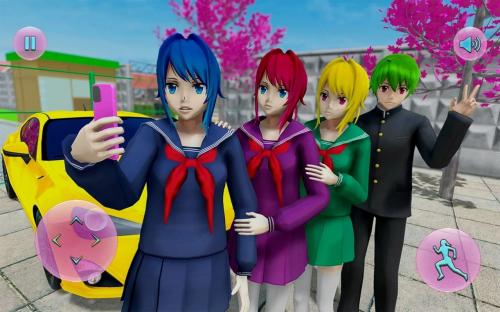 动漫校园女孩模拟器(anime school life sim)截图3