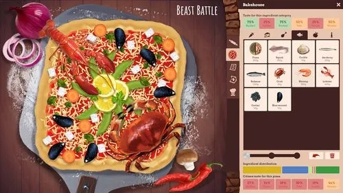 模拟披萨制作游戏