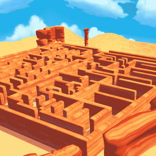 沙漠像素迷宫解谜