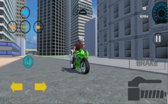 城市摩托模拟驾驶截图3