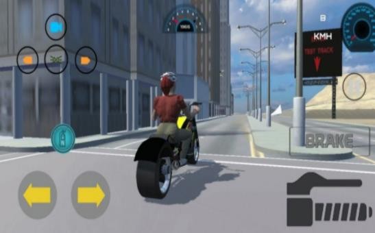 城市摩托模拟驾驶截图1