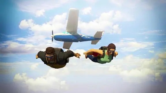 飞机跳伞游戏