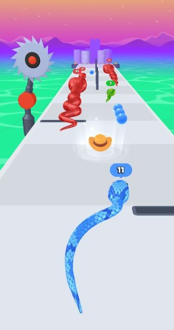 蛇跑步竞赛截图1