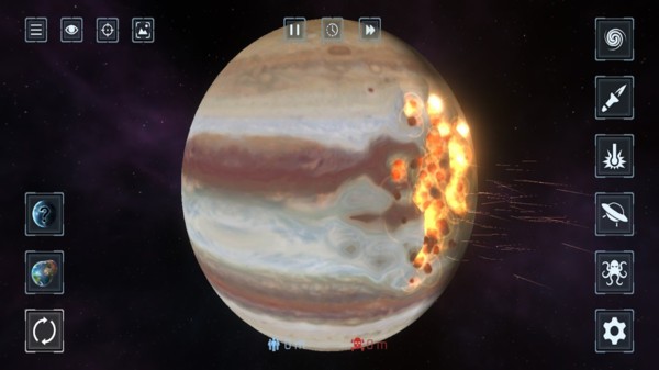 行星粉碎模拟截图1